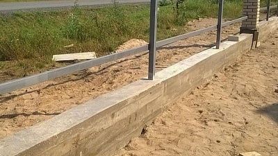 Ленточный фундамент 