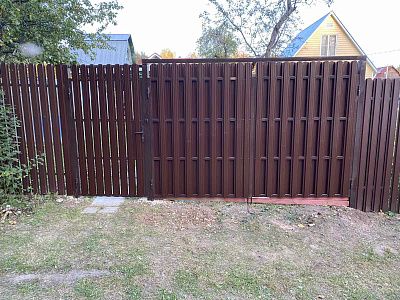 Заборы с воротами