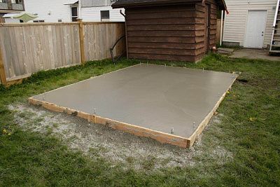 Бетонные площадки