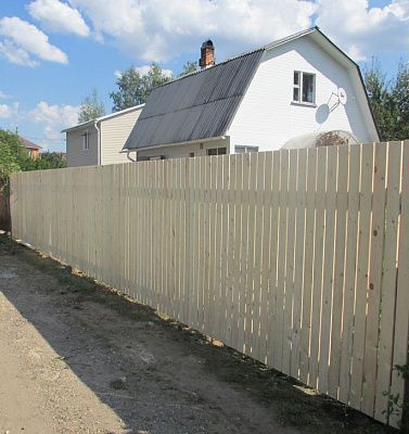 Деревянные заборы
